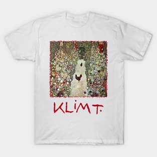 Garden Path with Chickens by Gustav Klimt T-Shirt